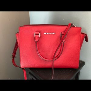 Michael Kors Selma large convertible satchel.